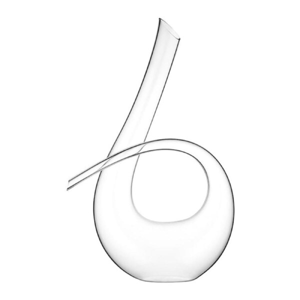Quinn Loop Hand-Blown Lead-Free Wine Decanter - 1500 ml