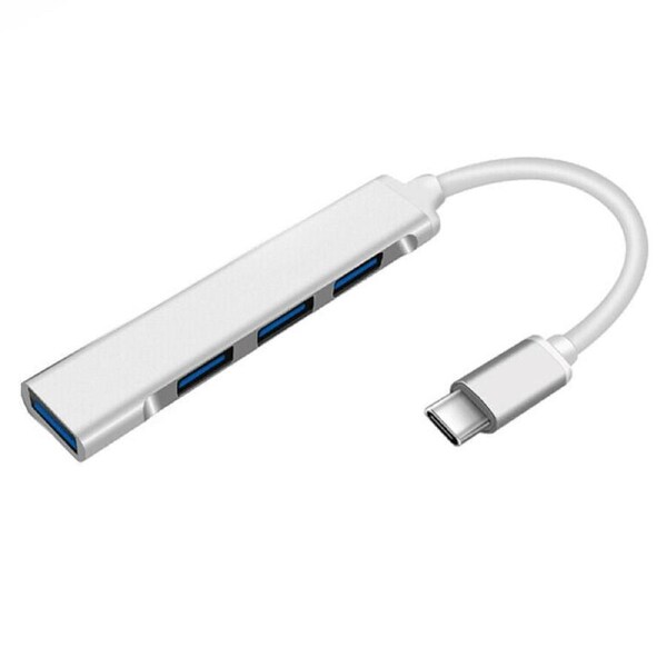 USB C Hub 4 Ports Type C to USB 3.0 Hub Adapter for MacBook