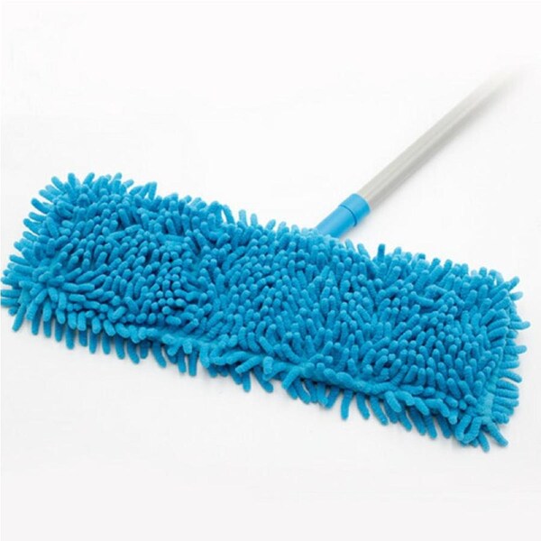 Lightweight Swivel Mop Microfibre Adjustable Handle Wet Or Dry Use Practical