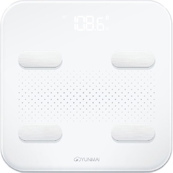 Yunmai S Color 2 Bluetooth Scale Weight Body Fat Composition BMI White