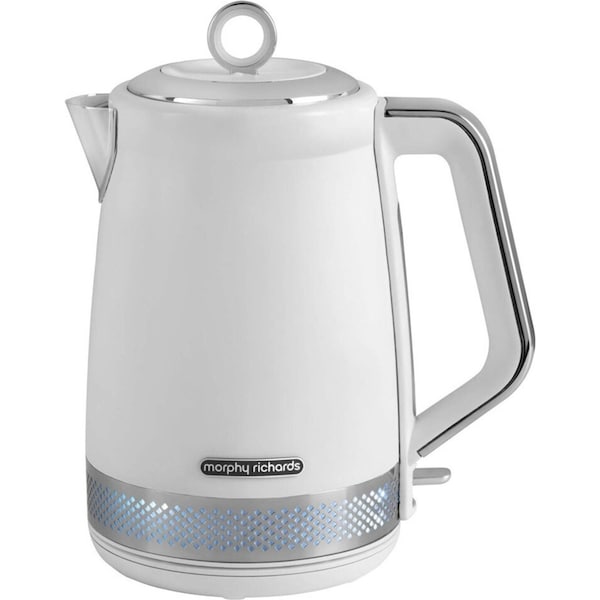 Morphy Richards Illumination 1.7 L Electric Kettle 2200W Water Boiling Jug White