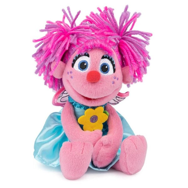 Sesame Street Abby Cadabby Soft Toy Plush 28cm with Flower