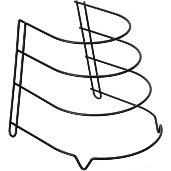 Boxsweden 27cm Wire Frypan Organiser/Rack Kitchen Storage 4 Tier Assorted