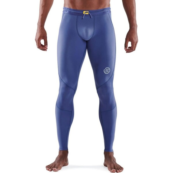 Skins Compression Series 3 Mens L Long Tights Sport Activewear/Gym/Training Blue