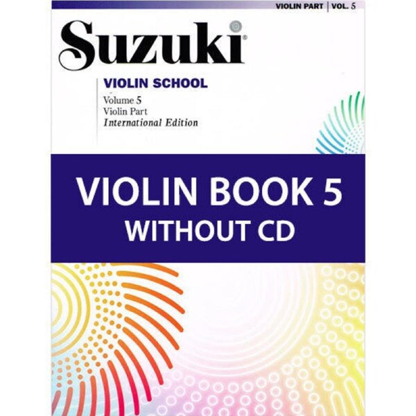 Suzuki Violin School Book Vol. 5 International Edition - Violin Book Only [No CD] 0152S