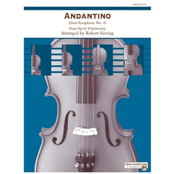 Andantino From Symph No 4 String Orchestra Gr 3.5