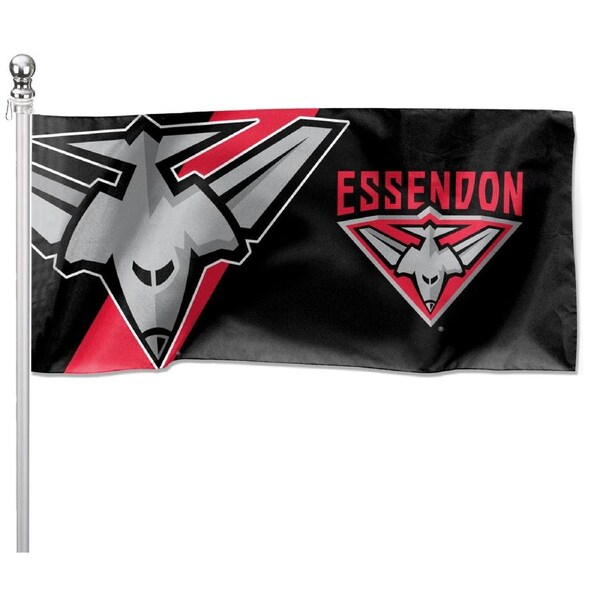 AFL Essendon Bombers Pole Flag LARGE 1800x900mm Licensed (Pole not included)