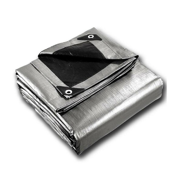 Durable Waterproof Tarpaulin 130gsm - 3.6m x 6m