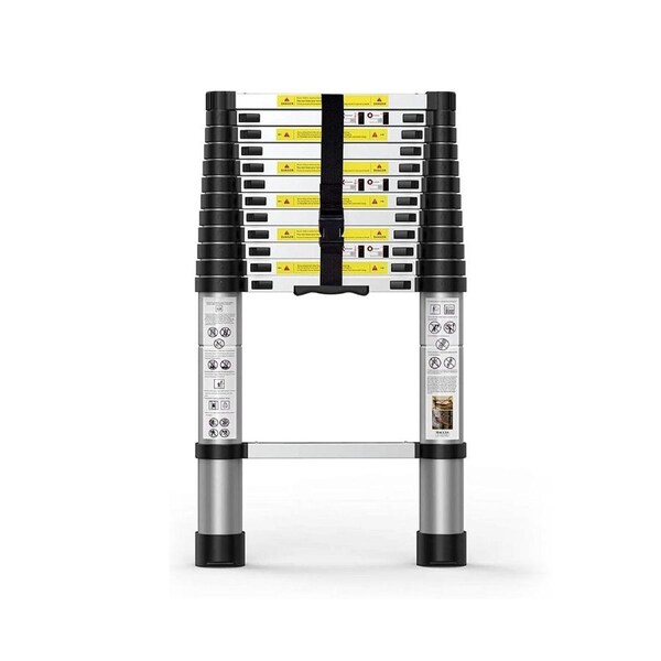 Telescopic Extension Ladder With Safe Lock - 3.8M