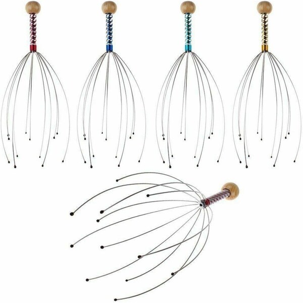 Head Neck Scalp Massager Octopus Equipment Relax Tool