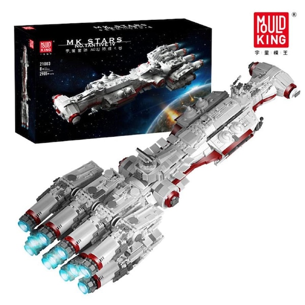 2905pcs MOULD KING Tantive IV Warship Battleship Building Blocks Bricks Toy Set