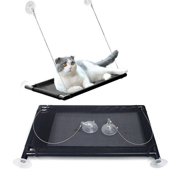 Mounted Durable Seat Pet Cat Window Hammock Perch Bed Hold Up To 60lbs