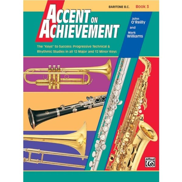 Accent on Achievement Book 3 Baritone BC Concert Band Sheet Music