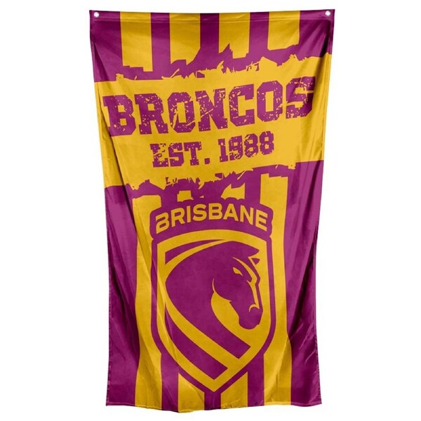 Brisbane Broncos NRL Cape Wall Flag Banner
