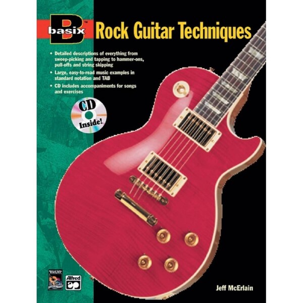 Basix Rock Guitar Techniques Book/CD