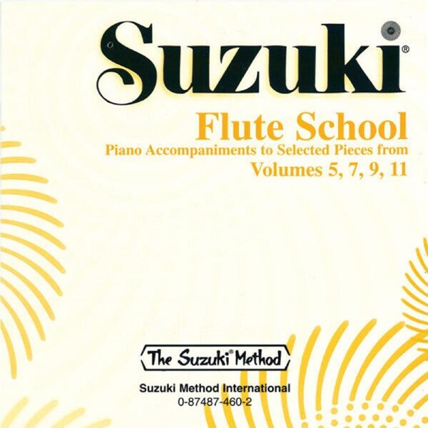 Suzuki Flute School Volume 5 7 9 11 with Piano Accompaniment CD
