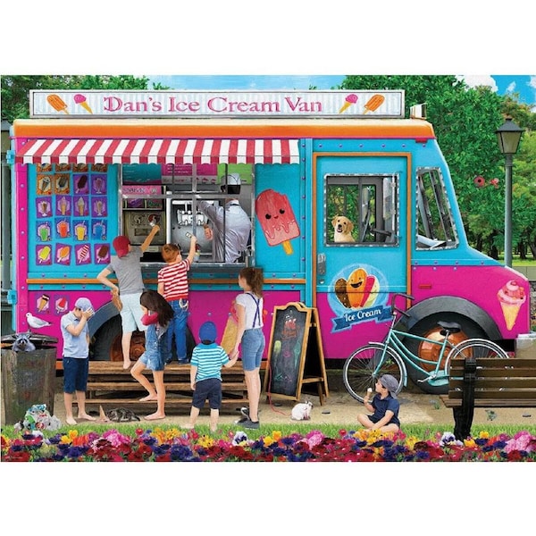 Eurographics - Dan's Ice Cream Van Puzzle 1000pc