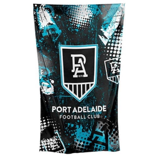 Adelaide Port Power AFL Aussie Rules Football Cape Wall Flag Banner