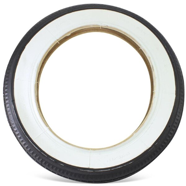 Duro 12 1/2" x 2 1/4 Whitewall Rubber Pram Buggy or Stroller Tyre
