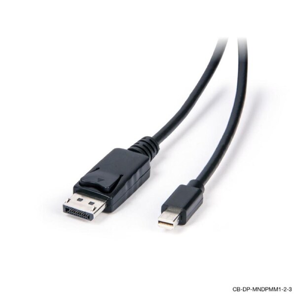 Mini DisplayPort to DisplayPort Male to Male 4K 1m Cable