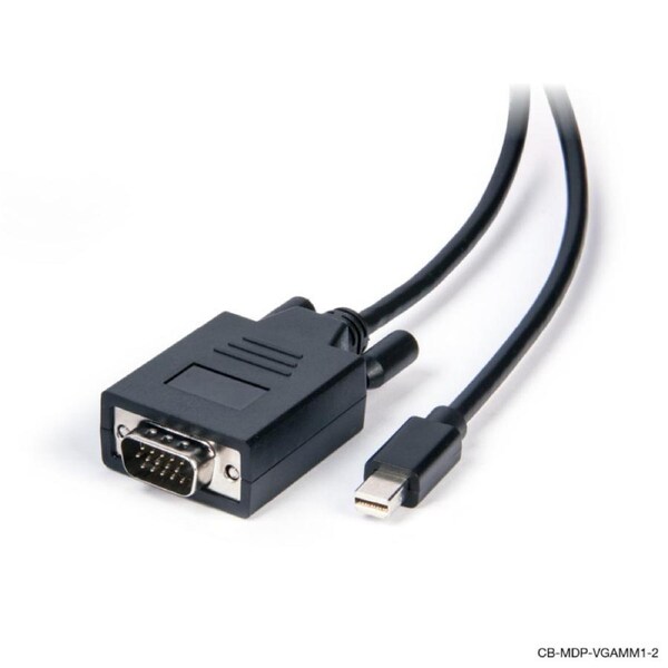 Mini DisplayPort to VGA Male to Male Cable 2M