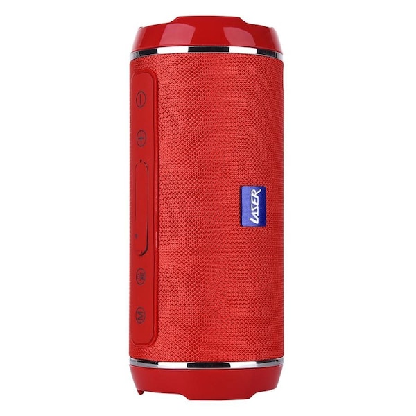 Laser Bluetooth Pill Speaker Red