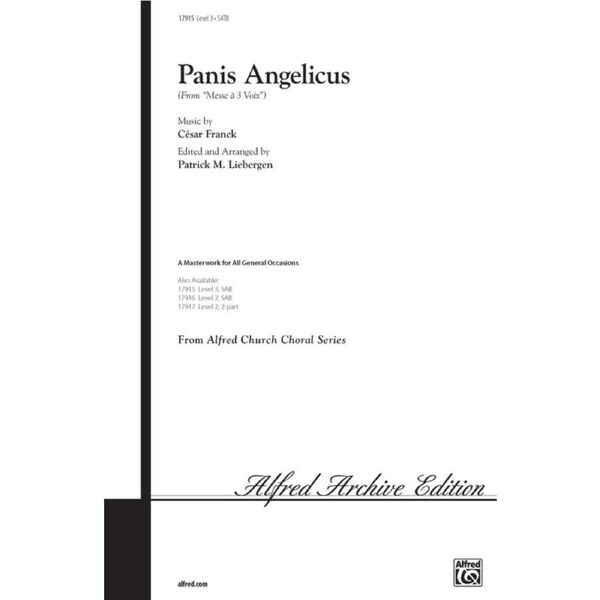 Panis Angelicus SATB Arr Liebergen