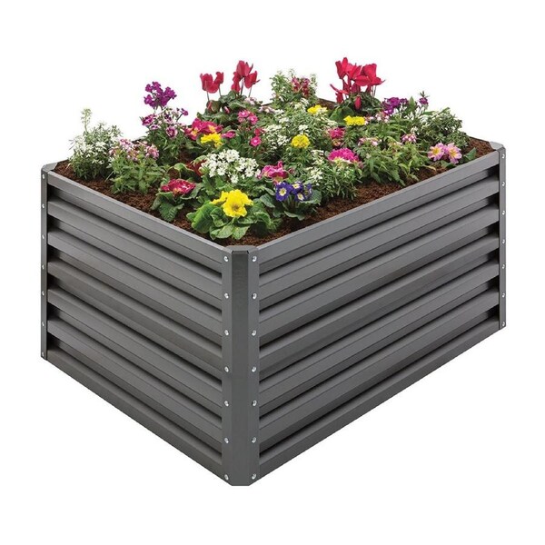 Stratco Saver Raised Garden Bed Slate Grey