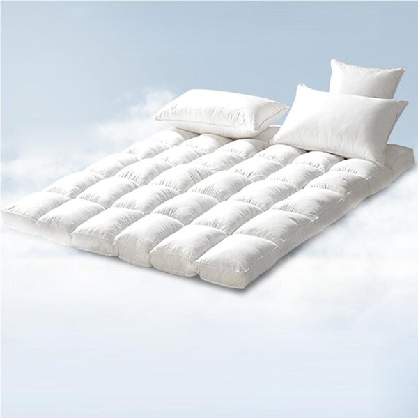 Bamboo Fibre Mattress Topper Protector - Single