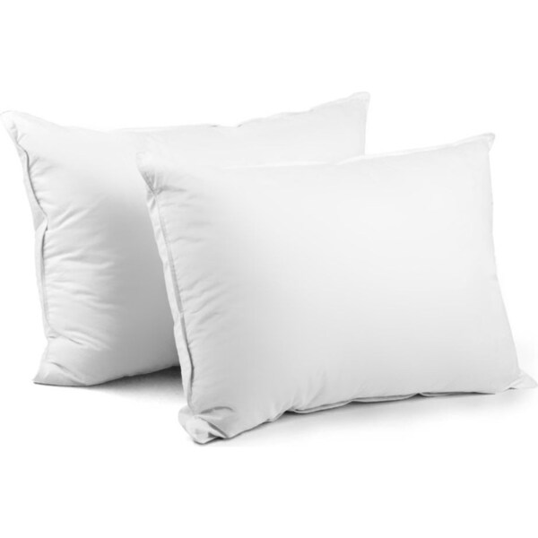 Duck Feather Bed Pillow Set of 2 - White