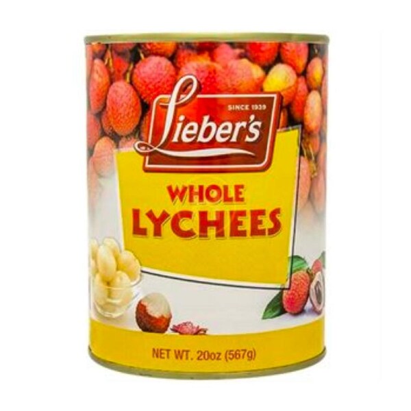 Liebers Whole Lychees In Syrup 567g