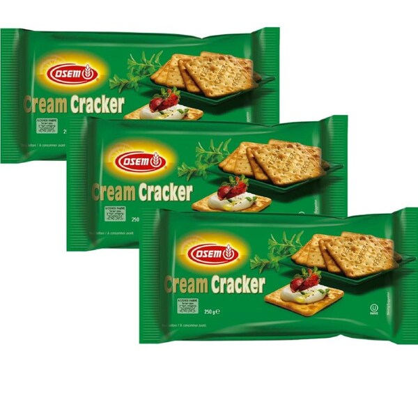 Osem Cream Crackers 250g x 3