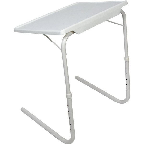 Portable Foldable Table Laptop Adjustable Tray Bed Desk TV Dinner Mate Office