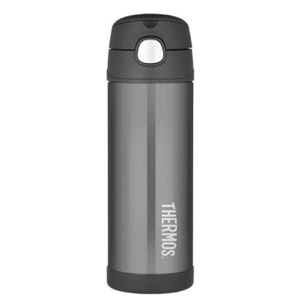 Thermos Funtainer Drink Bottle 470ml Charcoal
