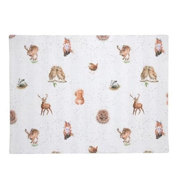 Wrendale Designs by Pimpernel Placemat - Woodland & Stripes