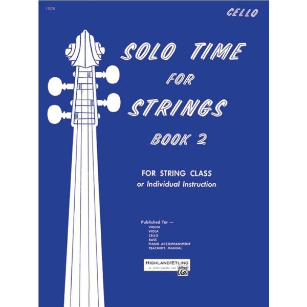 Solo Time for Strings Book 2 Cello Sheet Music