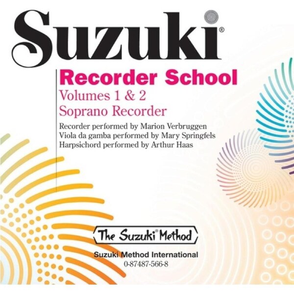 Suzuki Recorder School Volumes 1 & 2 Soprano CD