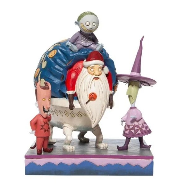 Jim Shore Disney Traditions - Nightmare Before Christmas Lock, Shock & Barrel - Bagged and Delivered