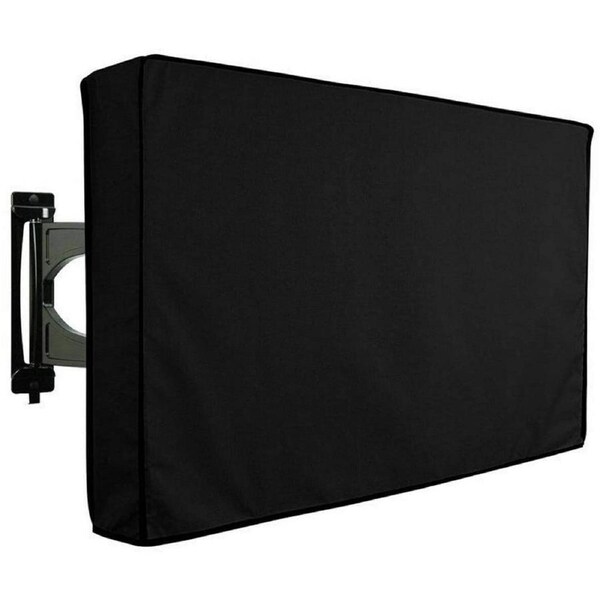 Ozoffer 60'- 65' Inch Waterproof TV Cover Outdoor Patio Flat Television Protector Black