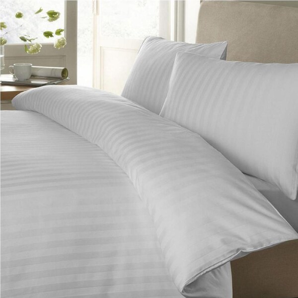 5 Star Hotel Quality Striped Quilt Cover Set Single
