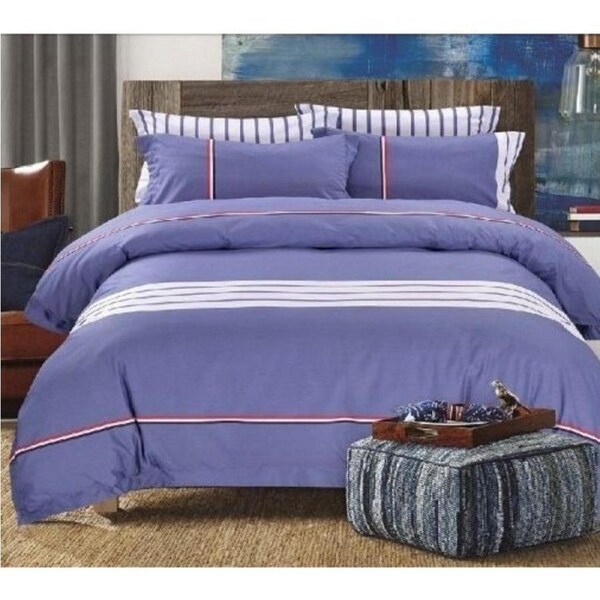 Puppy Blue Design 100% Cotton Quilt Cover Set 300TC King