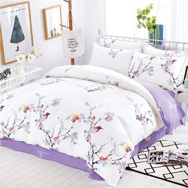 Spring Eva Design Quilt Cover Set Single
