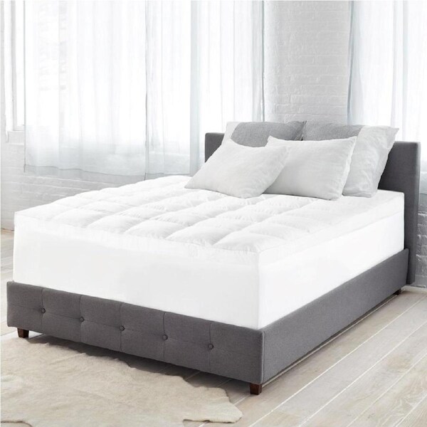 Hotel Quality Pillowtop Mattress Topper 1000GSM in 7 Sizes King Single