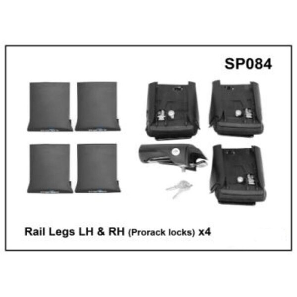 Whispbar Rail Leg LH&RH no cvrs, Prorack x4 YSP084