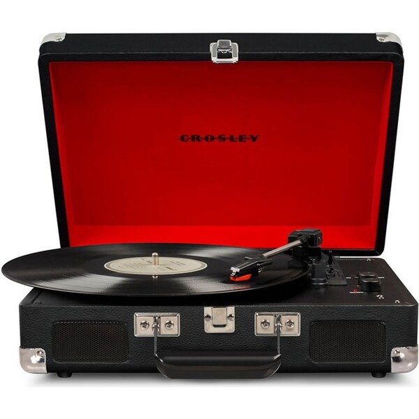 Crosley Cruiser Bluetooth Portable Turntable - Black