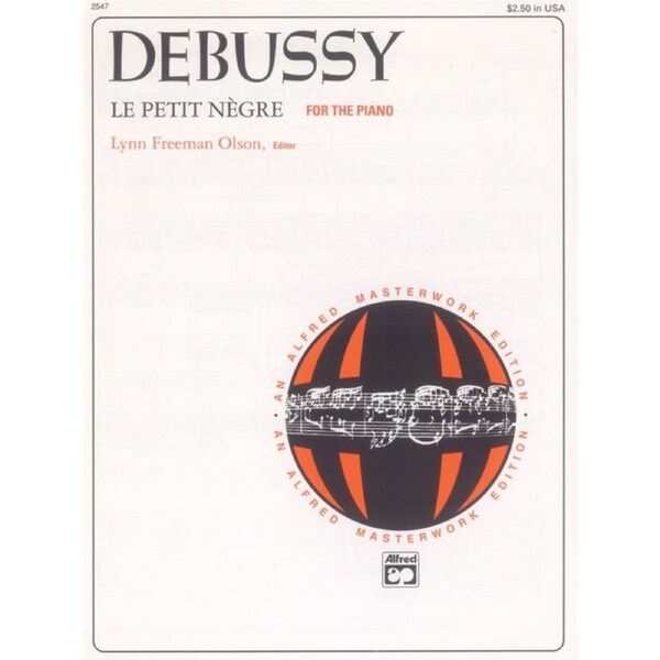 Debussy Little Negro Piano Solo