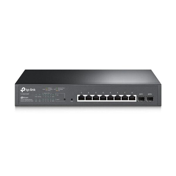 TP-Link SG2210MP 10-Port Gigabit Smart Switch with 8-Port PoE+ 1xFan 14.9Mpps