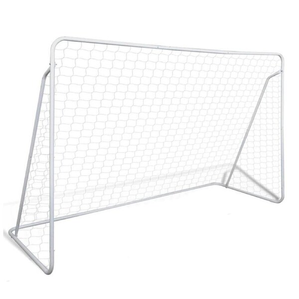 Soccer Goal Post Net Steel Frame Portable Outdoor Football Training Aid Practice