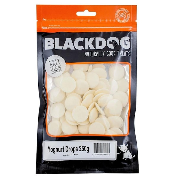 Blackdog 250g Naturally Good Pet/Dog Yoghurt Drops Healthy Treats/Food/Reward