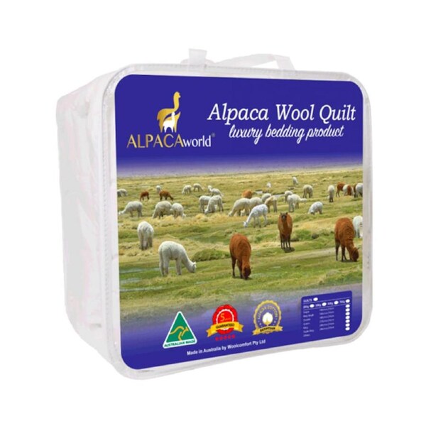 Alpaca & Wool Blend 500GSM Quilts King Single